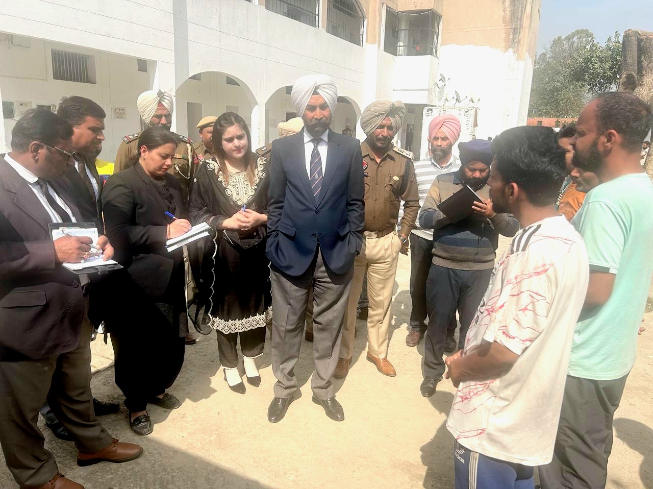 District and Sessions Judge visited Central Jail Hoshiarpur